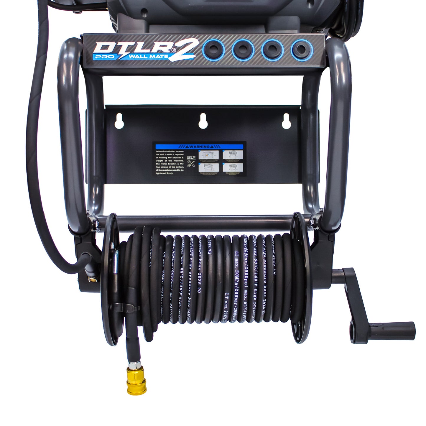 Kiam DTLR2 PRO® Wall Mount Frame and Hose Reel