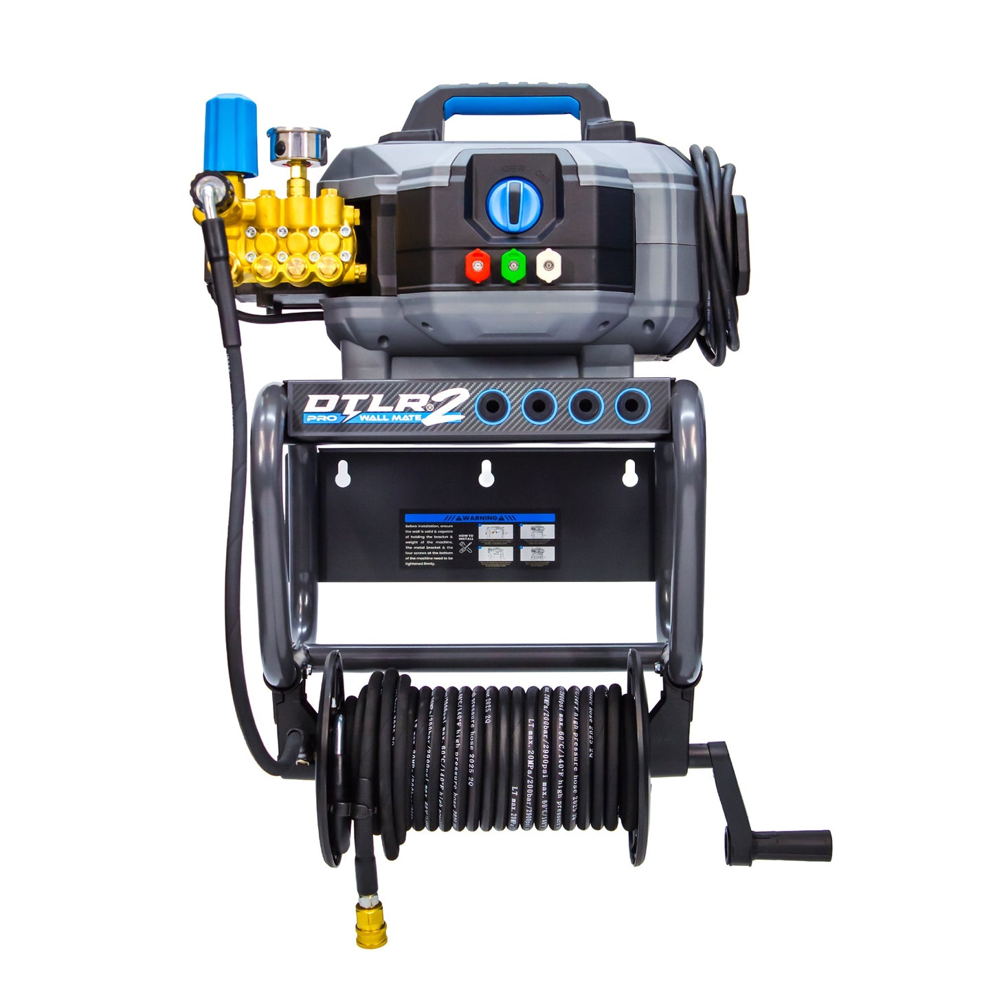 Kiam DTLR2 PRO® Wall Mount Frame and Hose Reel