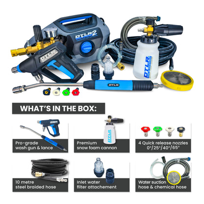 Kiam® DTLR 2 LITE® Electric Pressure Washer 150 Bar 8.45 LPM